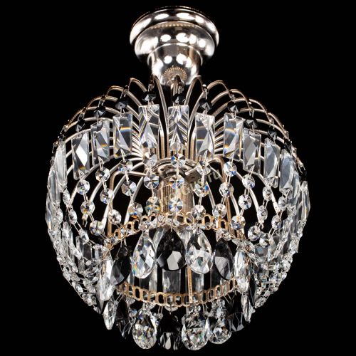 Люстра Малинка черная в Химках Гусь Хрустальный