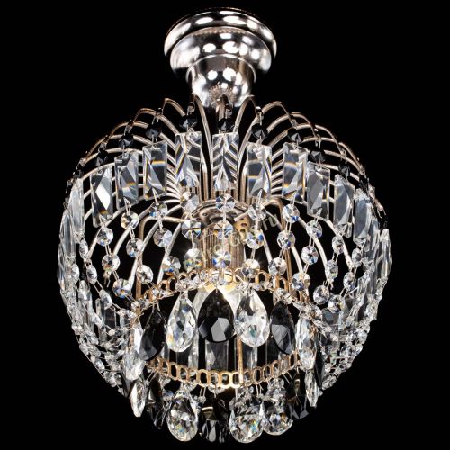 Люстра Малинка черная в Химках Гусь Хрустальный