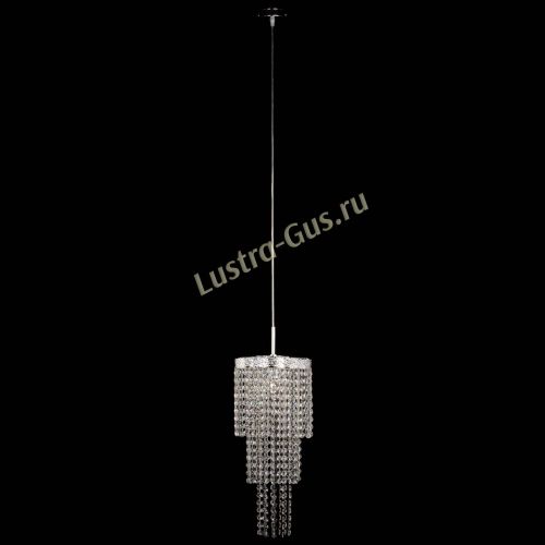 Люстра Милан №1 каскад на тросе в Химках Гусь Хрустальный
