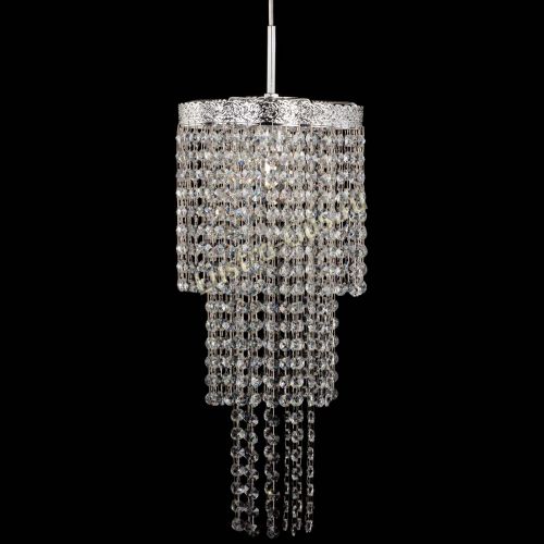 Люстра Милан №1 каскад на тросе в Химках Гусь Хрустальный