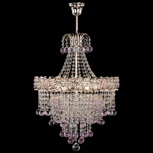 Люстра Натали Софья розовая в Химках Гусь Хрустальный