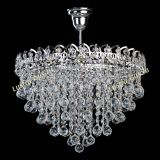 Люстра Капель Лепесток Шар 30 мм, Диаметр 450 мм, Серебро, Люстры Гусь Хрустальный Люстра Капель Лепесток Шар 30 мм, Диаметр 450 мм, Серебро, Люстры Гусь Хрустальный