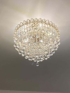 Люстра Капель Лепесток Шар  30мм с подвесом в Химках отзыв и фото покупателя