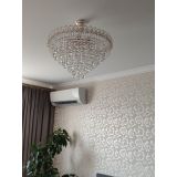 Люстра Капель Лепесток Шар 30мм с подвесом в Химках Люстра Капель Лепесток Шар 30мм с подвесом в Химках