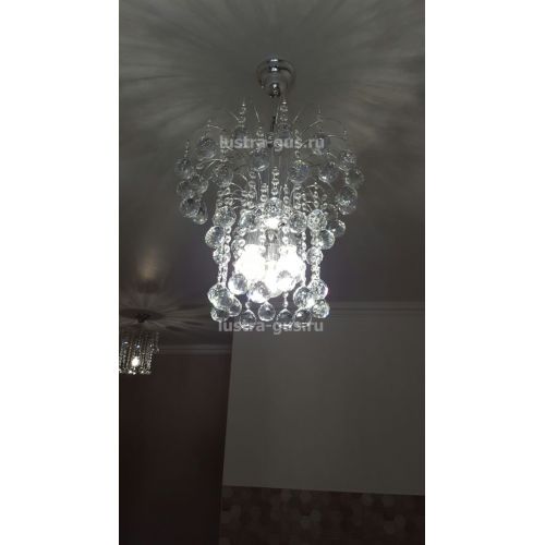 Люстра Каскад Шар 40 мм в Химках Гусь Хрустальный
