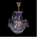 Люстра Корвет 1 ламповый синий в Химках