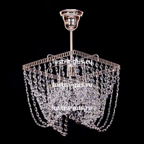 Люстра Квадрат Василиса с подвесом в Химках Гусь Хрустальный