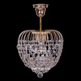 Люстра Малинка Шар, цвет фурнитуры: золото, Люстры Гусь Хрустальный