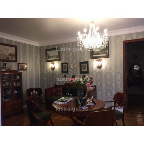 Люстра Елизавета №13 в Химках Гусь Хрустальный