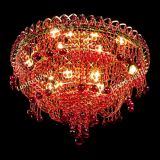 Люстра Водопад Софья красная в Химках