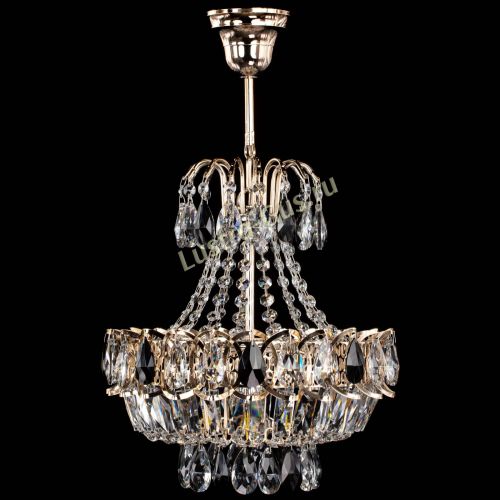 Люстра Ника 1 лампа черная в Химках Гусь Хрустальный