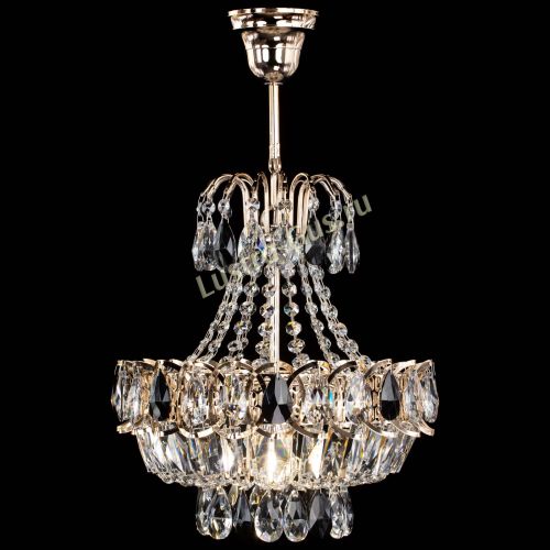 Люстра Ника 1 лампа черная в Химках Гусь Хрустальный