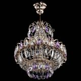 Люстра Ника 1 лампа фиолетовая в Химках