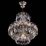 Люстра Ника 1 лампа фиолетовая в Химках