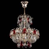 Люстра Ника 1 лампа красная в Химках