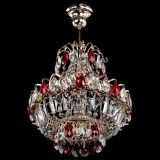 Люстра Ника 1 лампа красная в Химках