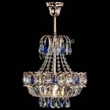 Люстра Ника 1 лампа синяя в Химках