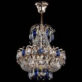 Люстра Ника 1 лампа синяя в Химках