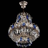 Люстра Ника 1 лампа синяя в Химках