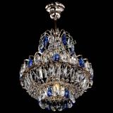 Люстра Ника 1 лампа синяя в Химках