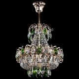 Люстра Ника 1 лампа зеленая в Химках