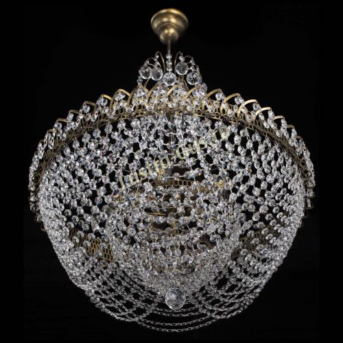 Люстра Ника Лепестки №5 под бронзу в Химках Гусь Хрустальный