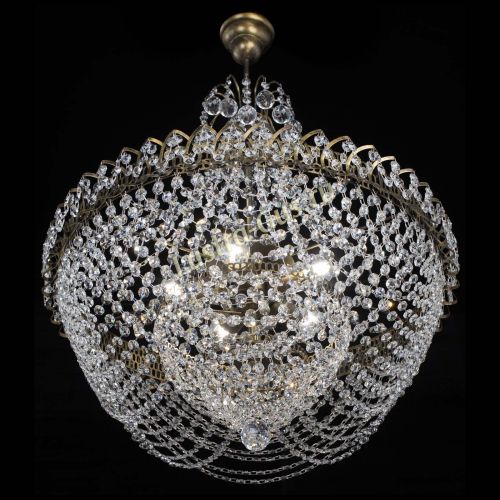 Люстра Ника Лепестки №5 под бронзу в Химках Гусь Хрустальный