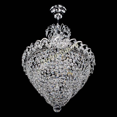 Люстра Ника Лепестки малая - 3 лампы в Химках Гусь Хрустальный