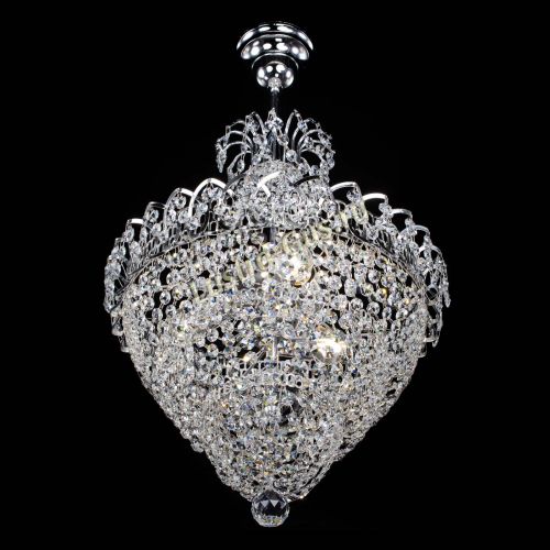 Люстра Ника Лепестки малая - 3 лампы в Химках Гусь Хрустальный