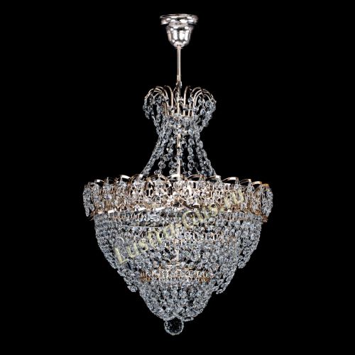 Люстра Ника Лепестки малая - 3 лампы в Химках Гусь Хрустальный