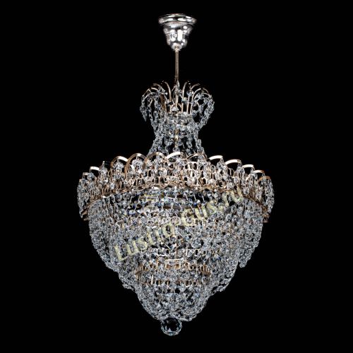 Люстра Ника Лепестки малая - 3 лампы в Химках Гусь Хрустальный