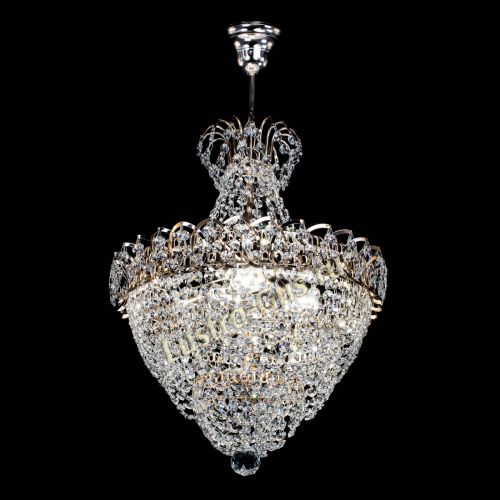 Люстра Ника Лепестки малая - 3 лампы в Химках Гусь Хрустальный