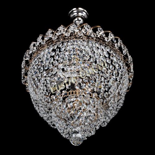 Люстра Ника Лепестки малая - 3 лампы в Химках Гусь Хрустальный