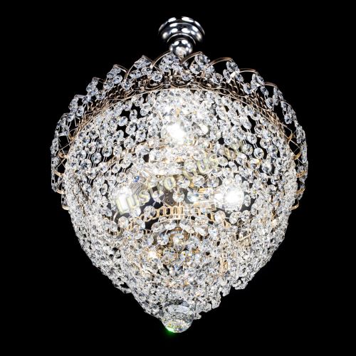 Люстра Ника Лепестки малая - 3 лампы в Химках Гусь Хрустальный