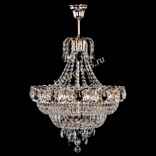 Люстра Ника подвесная Черная в Химках Гусь Хрустальный