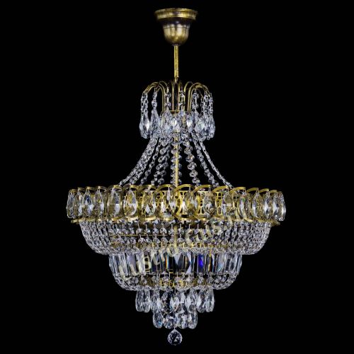 Люстра Ника №5 подвесная под бронзу в Химках Гусь Хрустальный