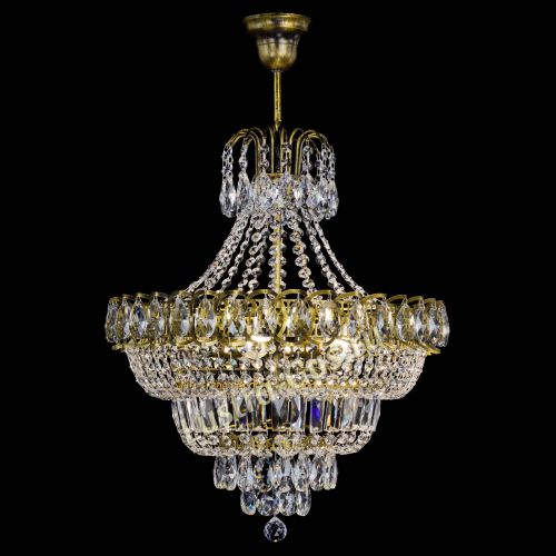 Люстра Ника №5 подвесная под бронзу в Химках Гусь Хрустальный