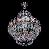 Люстра Ника 1 лампа розовая в Химках