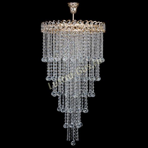 Люстра Октава длинная с подвесом в Химках Гусь Хрустальный