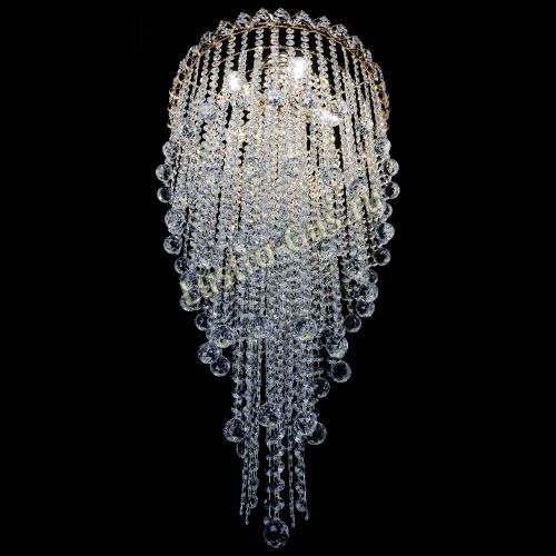 Люстра Октава длинная с подвесом в Химках Гусь Хрустальный