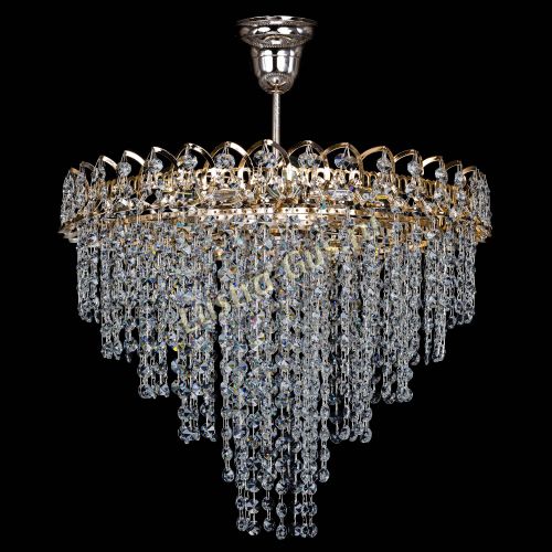 Люстра Октава конус с подвесом в Химках Гусь Хрустальный