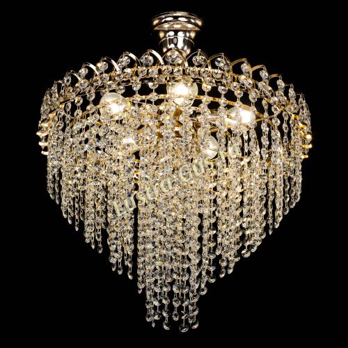 Люстра Октава конус с подвесом в Химках Гусь Хрустальный