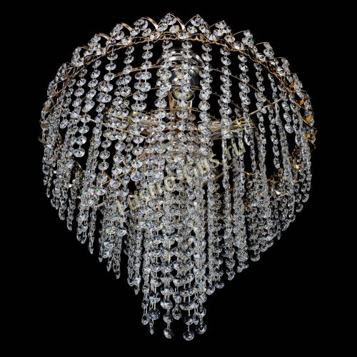 Люстра Октава конус с подвесом в Химках Гусь Хрустальный