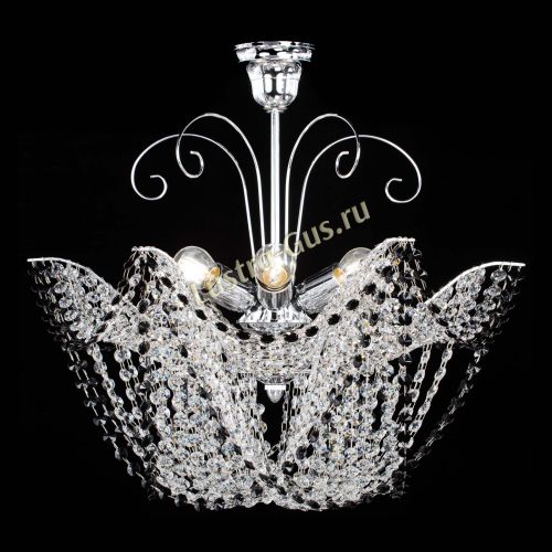 Люстра Орхидея №3 черная в Химках Гусь Хрустальный