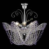 Люстра Орхидея №3 фиолетовая в Химках