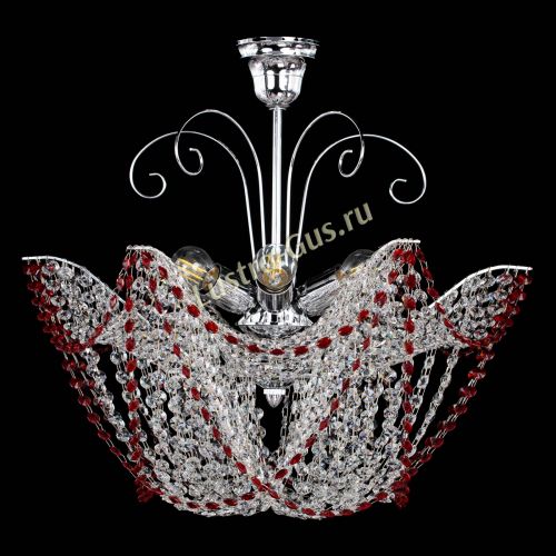 Люстра Орхидея №3 красная в Химках Люстра Орхидея №3 красная в Химках