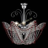 Люстра Орхидея №3 красная в Химках Люстра Орхидея №3 красная в Химках