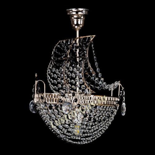 Люстра Парусник №1 черный в Химках Гусь Хрустальный