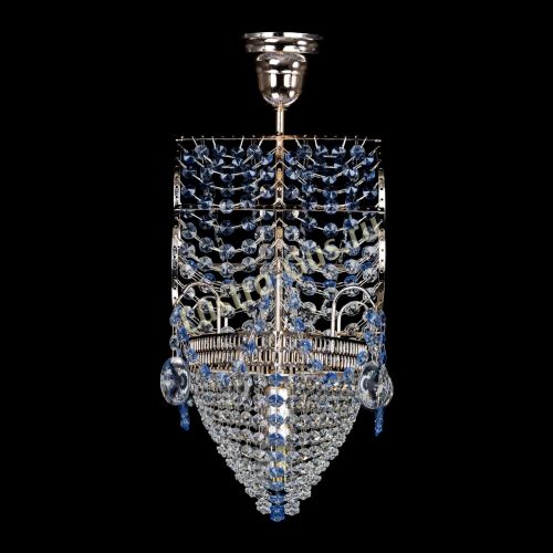 Люстра Парусник №1 синий в Химках Гусь Хрустальный