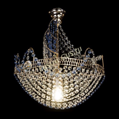 Люстра Парусник №1 синий в Химках Гусь Хрустальный